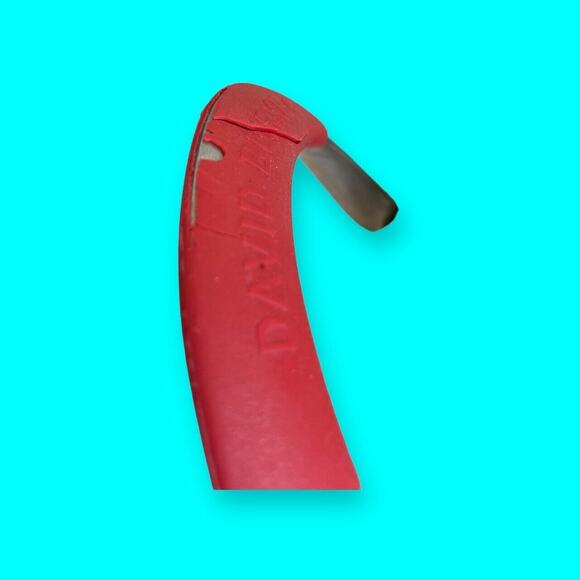 David Burke Stainless Steel Chef Pan 2 Qt Saucepan Red Handles and Lid Grips - Picture 7 of 7